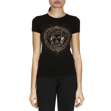 versace t shirt zwart|versace t shirt women's.